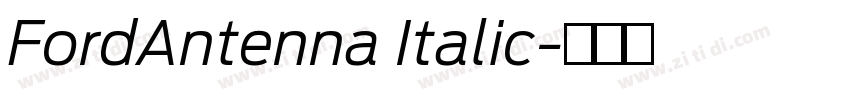 FordAntenna Italic字体转换